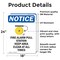 Signmission Fire Alarm Pull Station Sign With Symbol, 18 in W x Rectangle, Vinyl Decal OS-2PACK-NS-D-1824-V-12545 - alternate 5